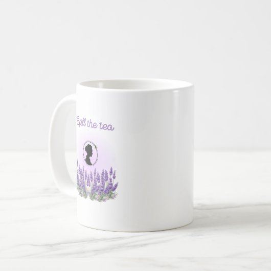 Bridgerton geïnspireerde mok (Voorkant links)