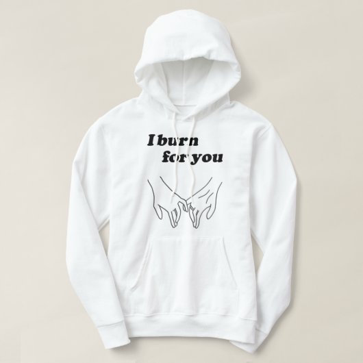 Bridgerton ik brand voor jou hoodie (Design voorkant)