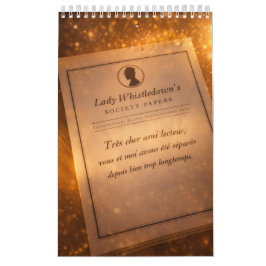 Bridgerton inspired kalender