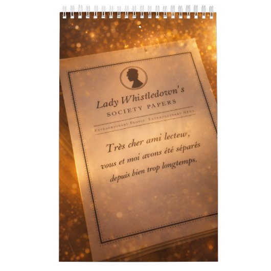 Bridgerton inspired kalender (Hoes)