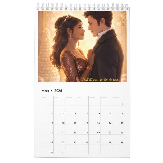 Bridgerton inspired kalender (Mar 2026)