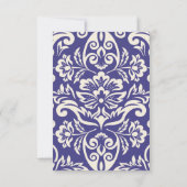 Bridgerton Inspired Regency Lavender Silhouette Save The Date (Achterkant)