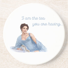 Bridgerton inspired zandsteen onderzetter