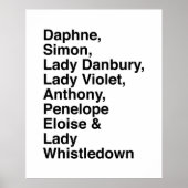 Bridgerton Poster (Voorkant)