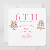 Bridgerton Theme Meisje Aankleden Verjaardagsfeest Kaart (Achterkant)