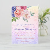 Bridgerton Theme Vrijgezellenfeest Tea Party Brunc Kaart (Staand voorkant)