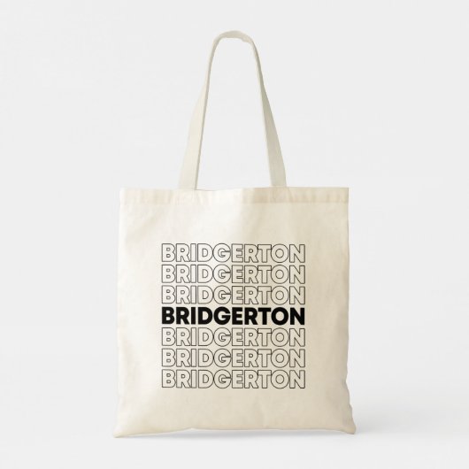 Bridgerton Tote Bag (Achterkant)