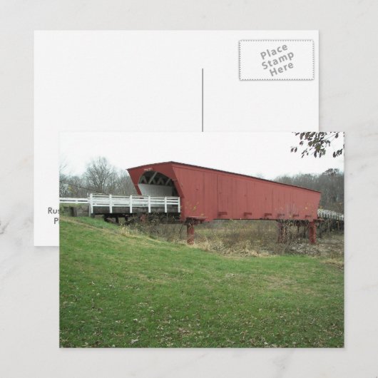 Bridges de Madison County Briefkaart (Voorkant / Achterkant)