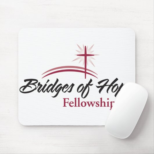 Bridges of Hope Fellowship Logo Mousepad Muismat (Met muis)