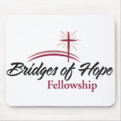 Bridges of Hope Fellowship Logo Mousepad Muismat (Voorkant)