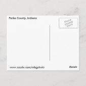 Bridges of Parke County, Indiana Briefkaart (Achterkant)