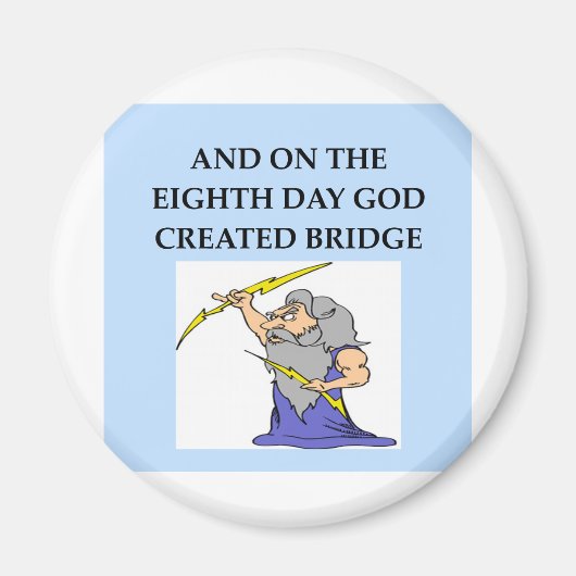 bridgespeler-grap magneet (Voorkant)