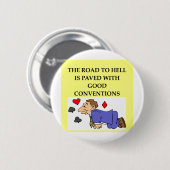 bridgespeler ronde button 5,7 cm (Voorkant /achterkant)