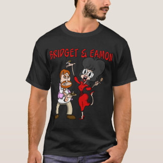 Bridget en Eamon RTE Ierse televisie Cartoon Chara T-shirt