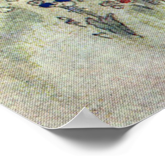 Bridget en Gnome van Charles Robinson Poster (Hoek)