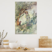 Bridget en Gnome van Charles Robinson Poster (Keuken)