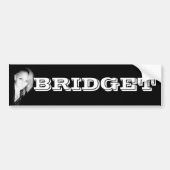 BRIDGET EVANS BUMPERSTICKER (Voorkant)