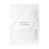 Bridget geometrische moderne bruiloft uitnodigingen wikkel (Voorkant Voorbeeld)