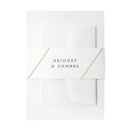 Bridget Geometrische Moderne Trouw Uitnodigingen Wikkel