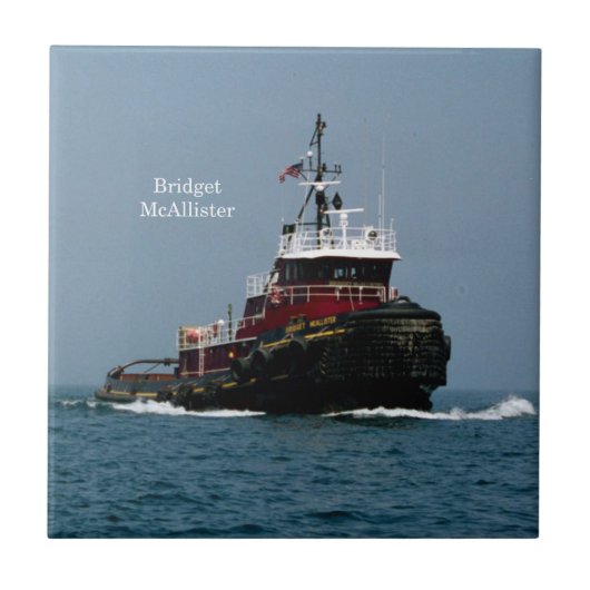 Bridget McAllister tegel Tegeltje (Voorkant)