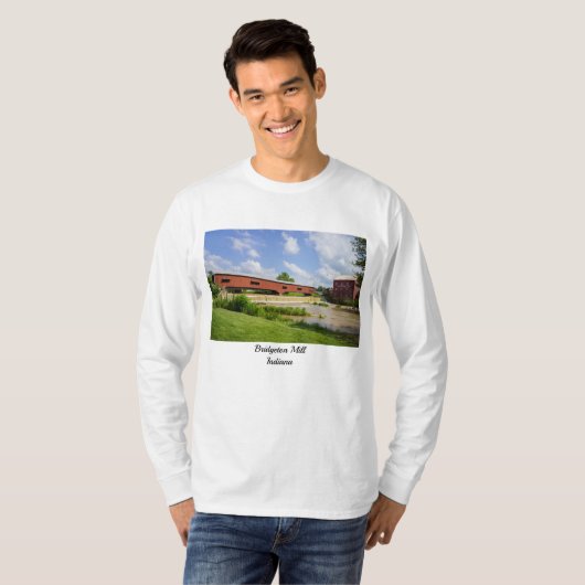 Bridgeton Bridge en Mill T-shirt (Voorkant volledig)