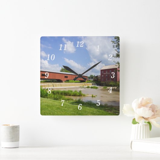 Bridgeton Bridge en Mill Wandklok (Huis)