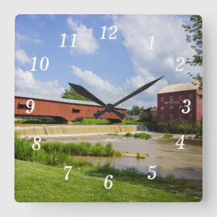Bridgeton Bridge en Mill Wandklok