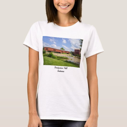 Bridgeton brug en molen T-shirt (Voorkant)