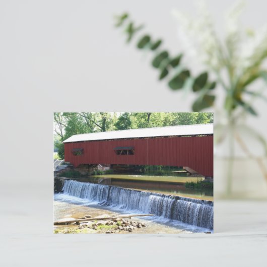 Bridgeton Covered Bridge Briefkaart (Staand voorkant)