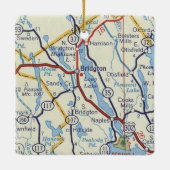 Bridgeton Maine Keramisch Ornament (Achterkant)