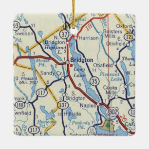 Bridgeton Maine Keramisch Ornament