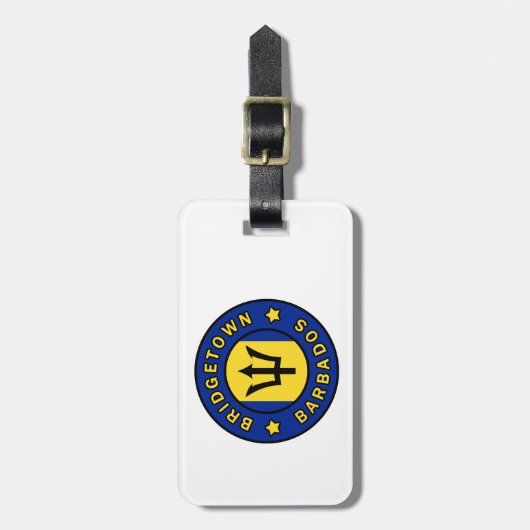 Bridgetown Barbados Bagagelabel (Voorkant verticaal)