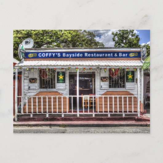 Bridgetown Barbados Bar Briefkaart (Voorkant)