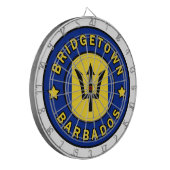Bridgetown Barbados Dartbord (Voorkant Links)