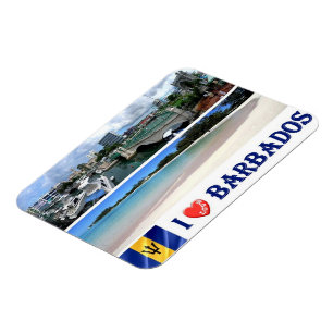 Bridgetown - Barbados - - Downtown - I Love - Magneet