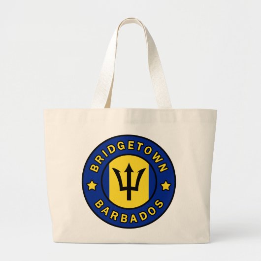 Bridgetown Barbados Grote Tote Bag (Voorkant)
