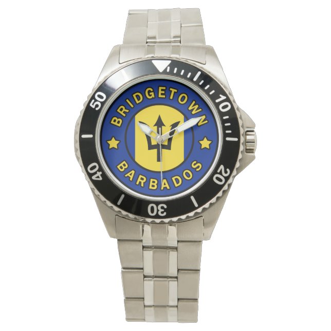 Bridgetown Barbados Horloge (Voorkant)