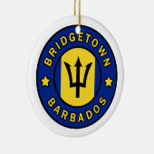 Bridgetown Barbados Keramisch Ornament (Rechts)