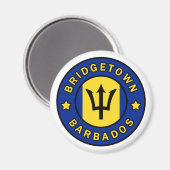 Bridgetown Barbados Magneet (Voorkant / Achterkant)