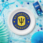 Bridgetown Barbados Papieren Bordje (Feest)