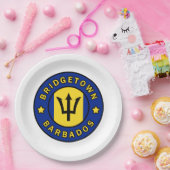 Bridgetown Barbados Papieren Bordje (Feest)