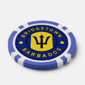 Bridgetown Barbados Poker Chips (Enkel)