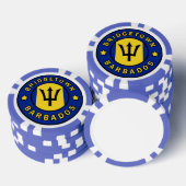 Bridgetown Barbados Poker Chips (Opstapeling)