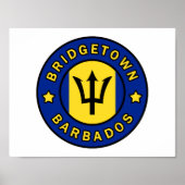 Bridgetown Barbados Poster (Voorkant)