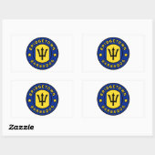 Bridgetown Barbados Rechthoekige Sticker (Vel)
