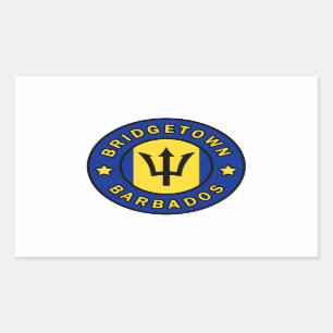Bridgetown Barbados Rechthoekige Sticker