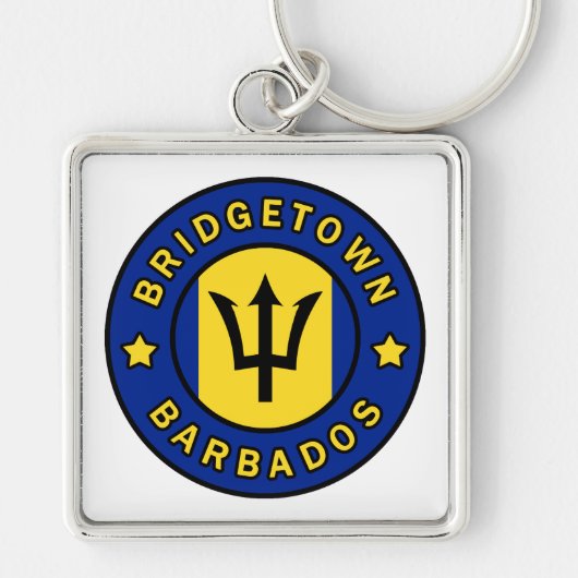 Bridgetown Barbados Sleutelhanger (Voorkant)