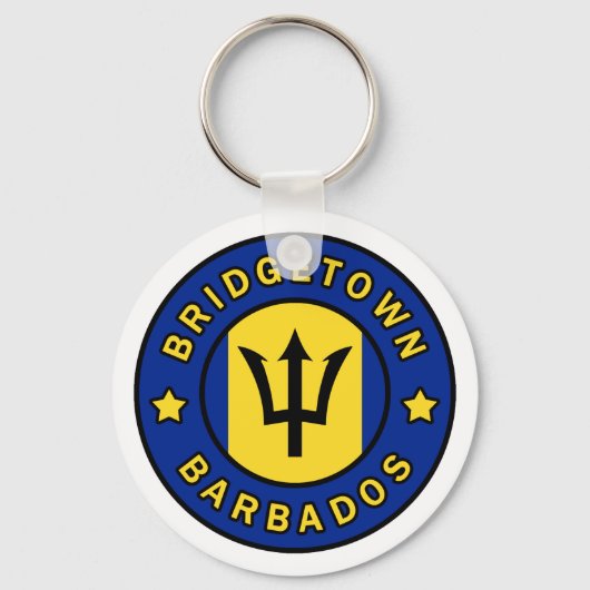Bridgetown Barbados Sleutelhanger (Voorkant)