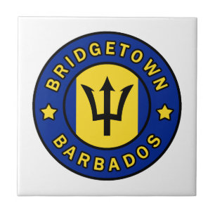 Bridgetown Barbados Tegeltje