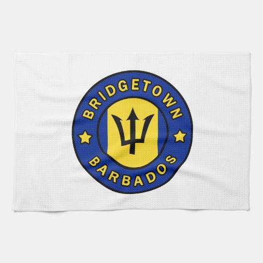 Bridgetown Barbados Theedoek (Horizontaal)